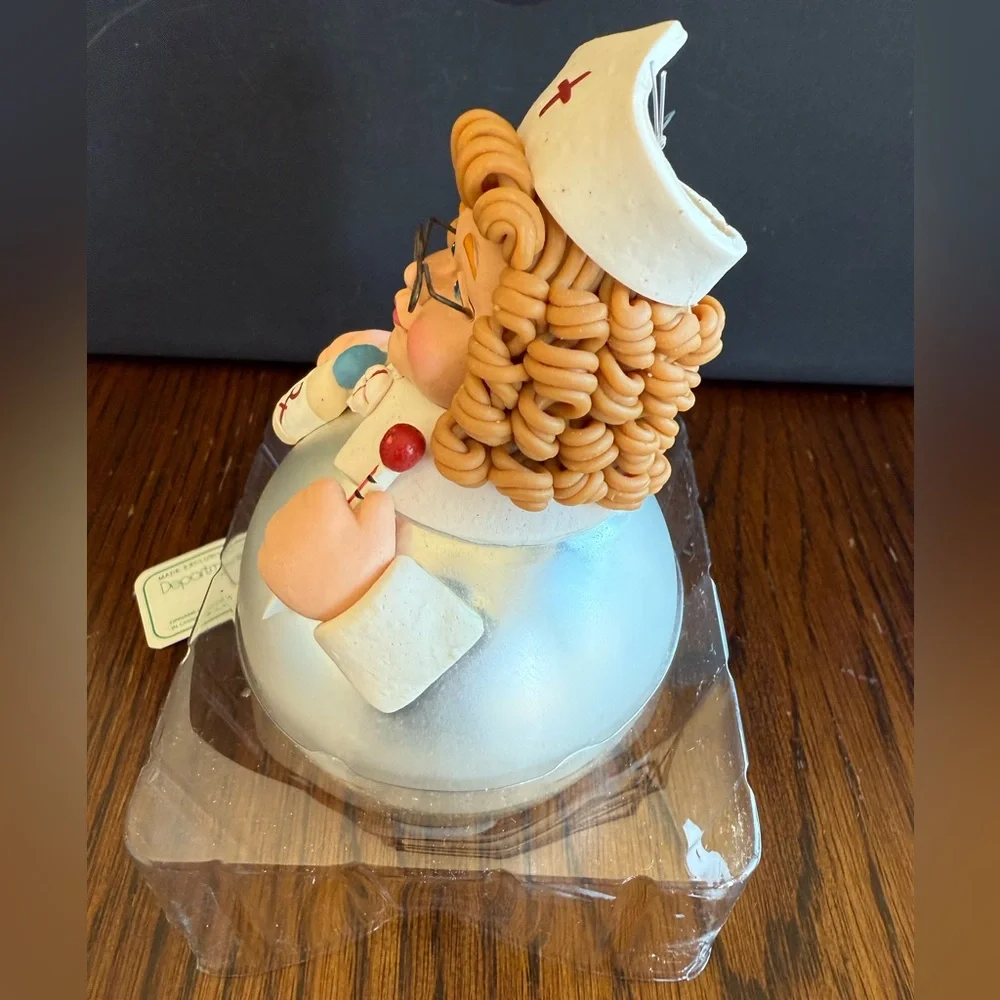 DEPARTMENT 56 Noel Nurse Christmas Ornament Glasses RX - Picture 3 of 9